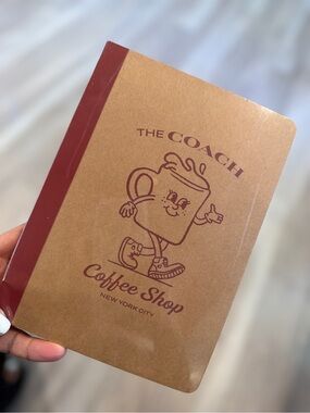 NWT The Coach Coffee Shop Cafe Notebook | Coach Office Collection | Lil Miss Jo